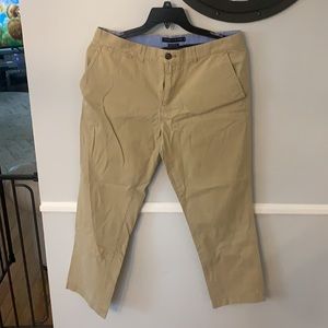 Tommy Hilfiger flat front khaki pants